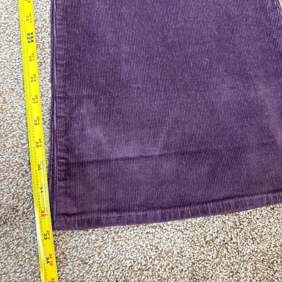 Levi's NWT Womens 30x32 Ribcage Bell Corduroy Pants Plum Perfect High Rise Retro - Picture 12 of 14